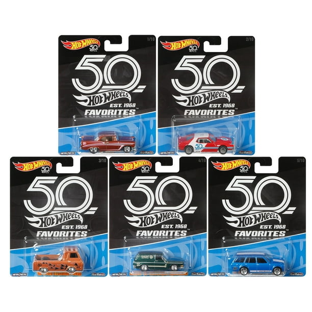 HOT WHEELS 50 FAVORITES COLLECTION REAL RIDERS 